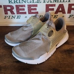 Nike Mens Sock Dart Medium Grey Running Sneakers Shoes Size 9 819686-002